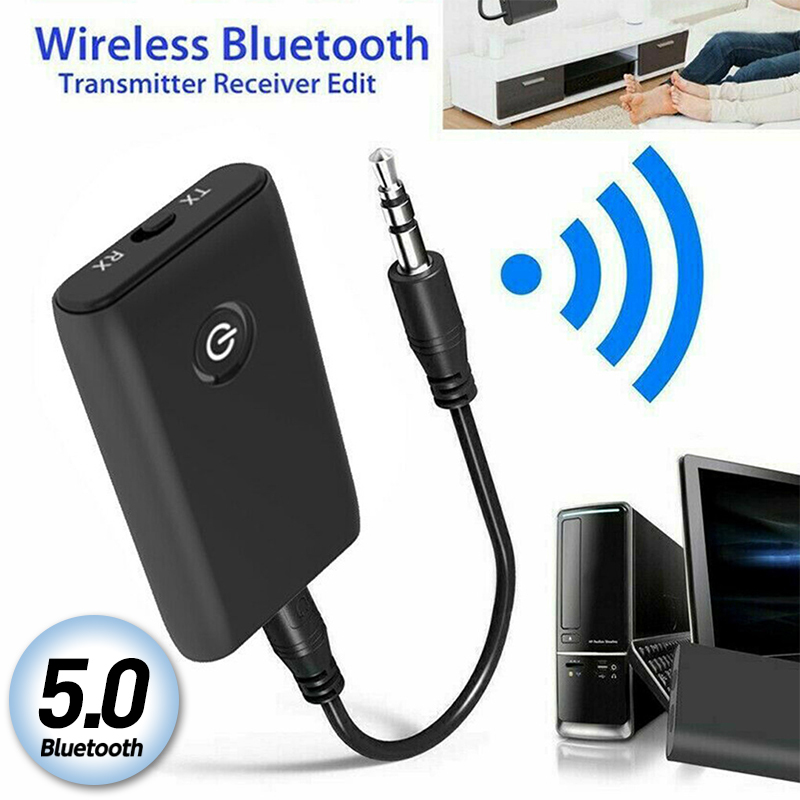 Bluetooth 5.0 トランスミッター レシーバー ワイヤレス 受信機 送信機 オーディオ スマホ テレビ イヤホン スピーカー ヘッドホン 小型 _画像1