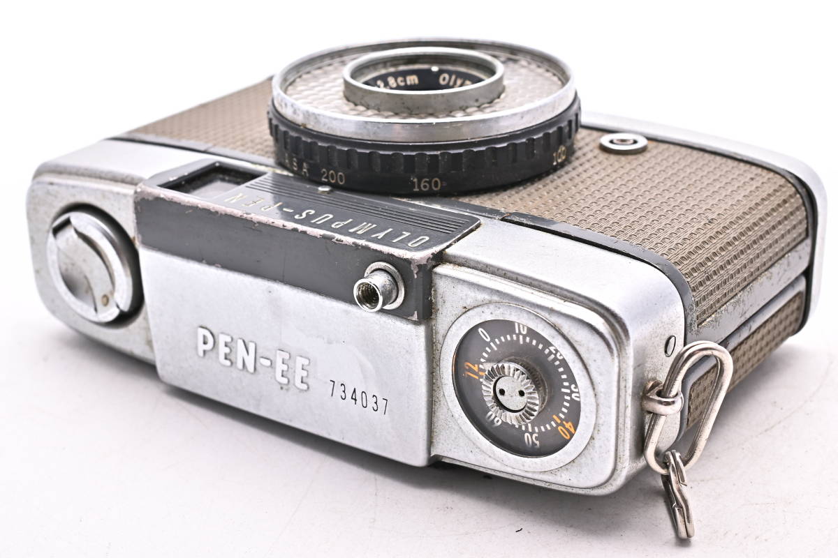 IN3-1956 OLYMPUS オリンパス PEN-EE レンジファインダー コンパクトフィルムカメラ_画像3