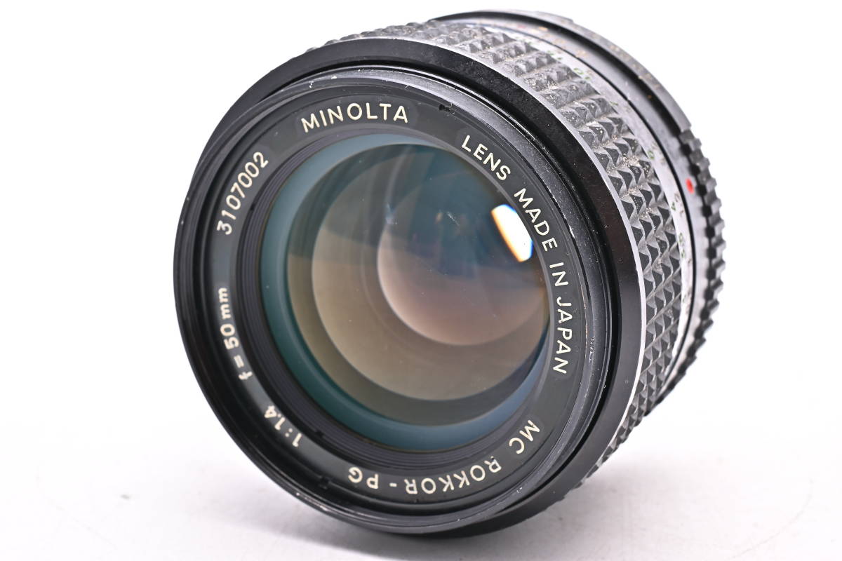 IN3-1977 MINOLTA ミノルタ XE MC ROKKOR-PG 50mm f/1.4 一眼レフフィルムカメラ マニュアルフォーカス_画像7