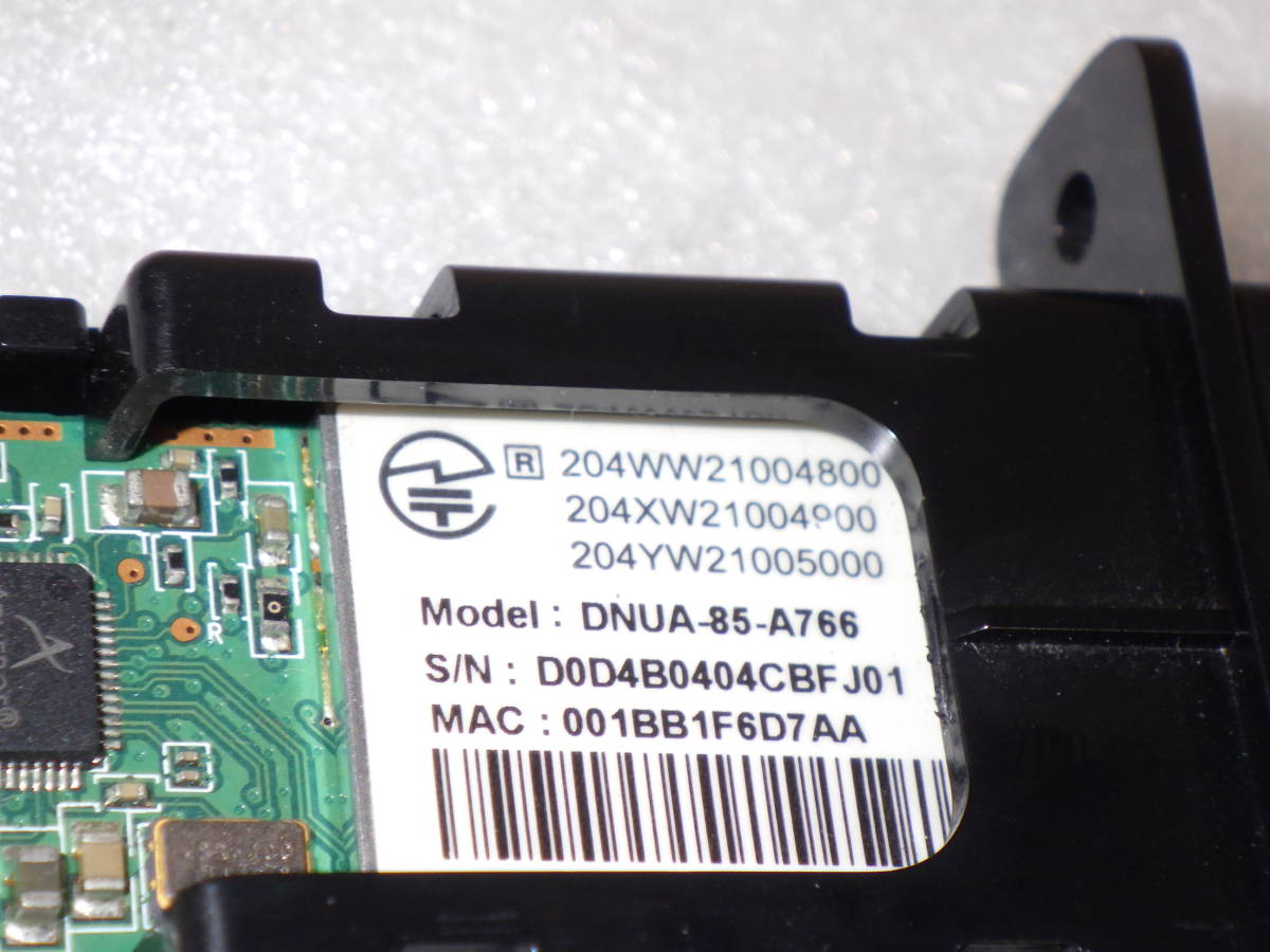 シャープ SHARP BD-T1300 ブルーレイレコーダー用 純正 Wi-Fi Model DNUA-85-A766 無線LAN 動作品保証#LV501426_画像3