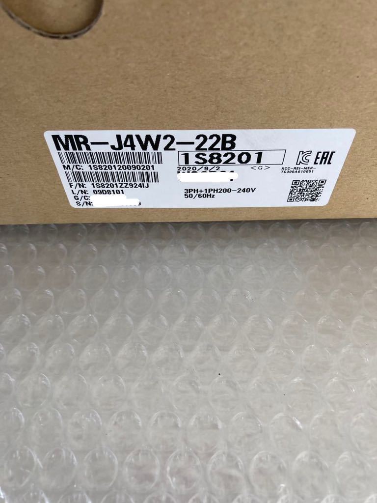 新品MITSUMISHI三菱サーボアンプMR-J4W2-22B正規品動作保証　2/2 1002-1