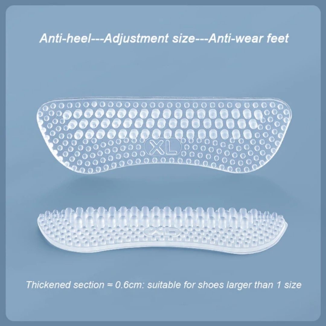 かかとパッド シリコン クリアタイプ 1ペア (2個) 靴 パッド かかと 踵 保護 調整 かかとパッド_画像9