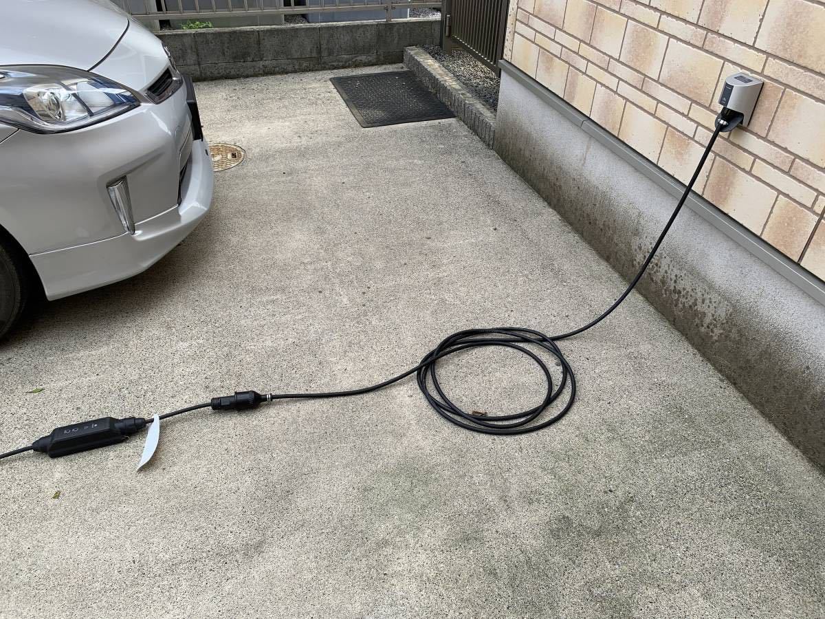 ★ 電気自動車専用コンセント対応 ★ 200V 充電器の延長コード 6メートル ★ 防雨 ★ PHEV 充電ケーブル