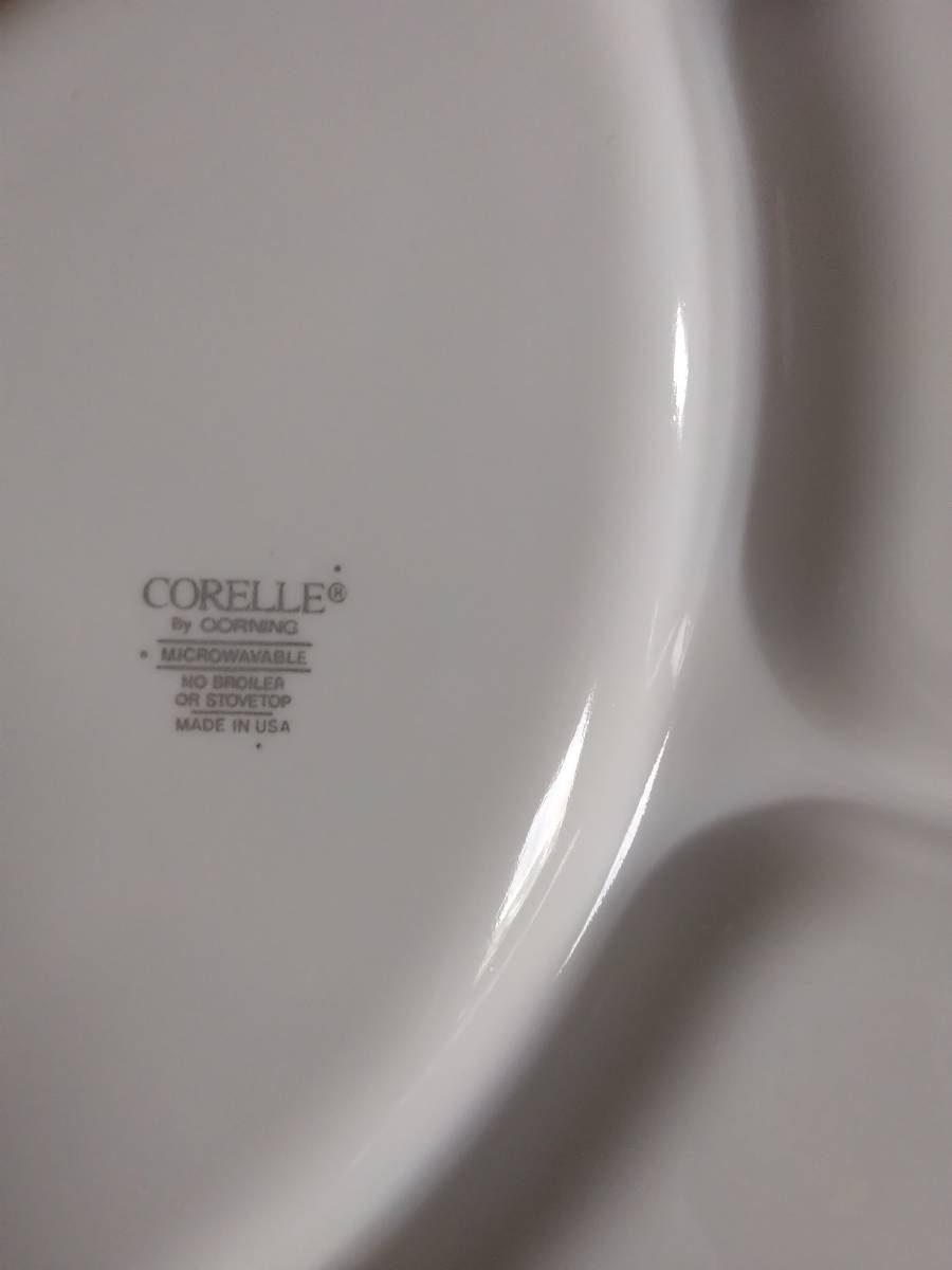 corelle コレール 強化ガラスランチプレート 落としても割れない 4枚セット 26cm _画像2