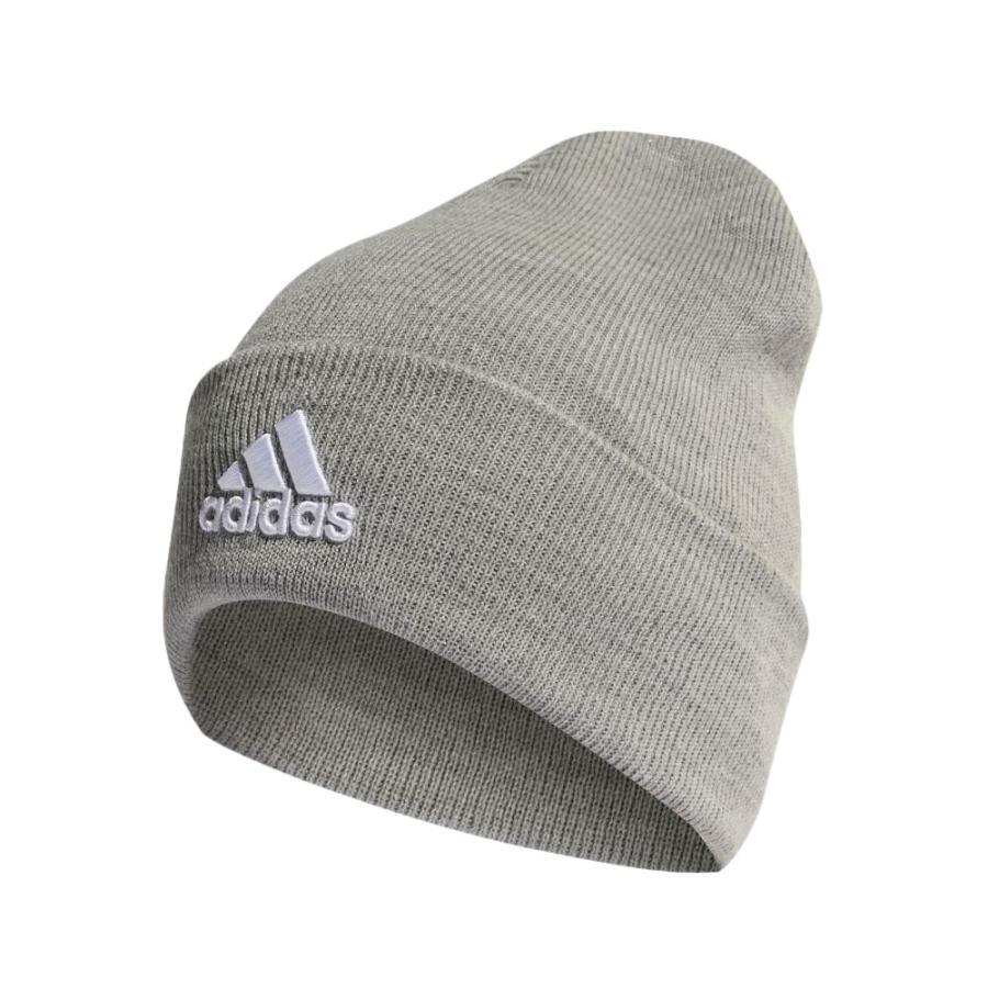 新品・未使用♪adidas≪アディダス≫♪ＬＯＧＯ　ウーリー ニットキャップ/ニット帽♪グレー♪_画像1