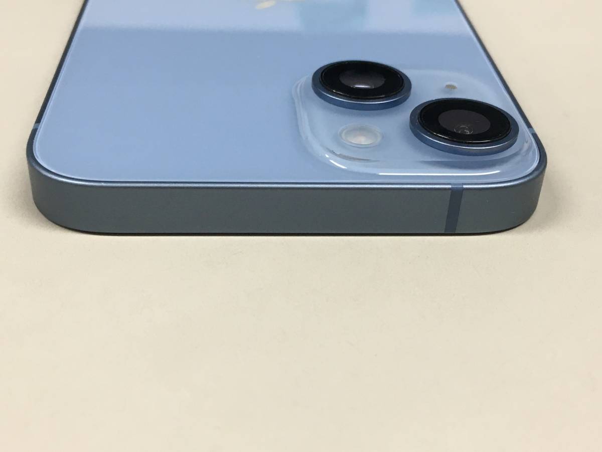 6.送料無料 SIMフリー iPhone14 128GB Blue 本体のみ_画像2