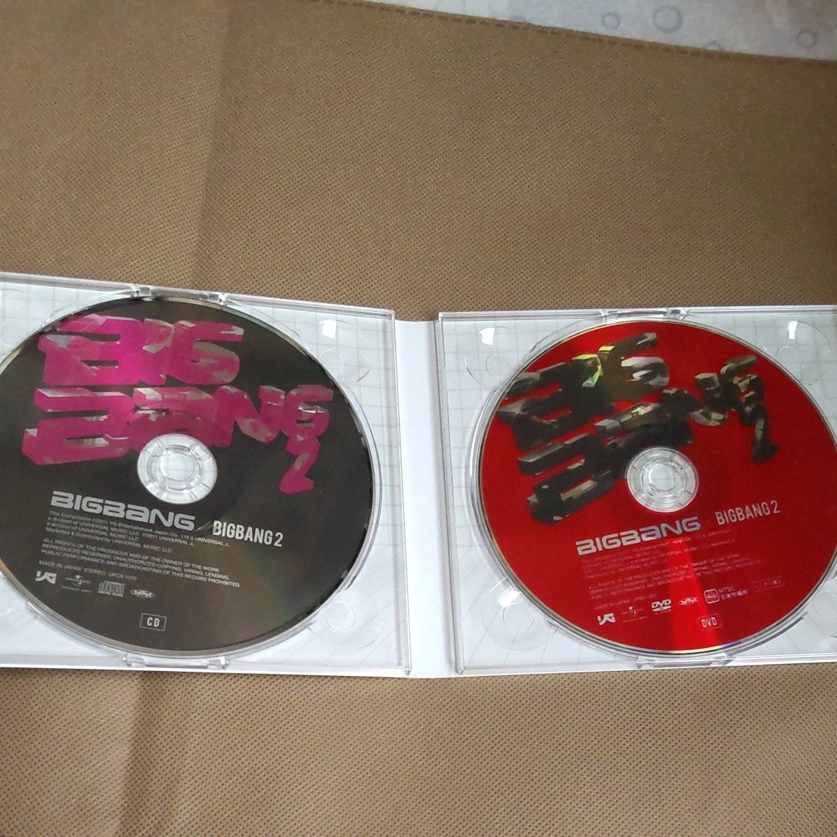 BIGBANG CD+DVD [BIGBANG2] 11/5/11発売 オリコン加盟店 初回限定盤A GD携帯ストラップ同梱
