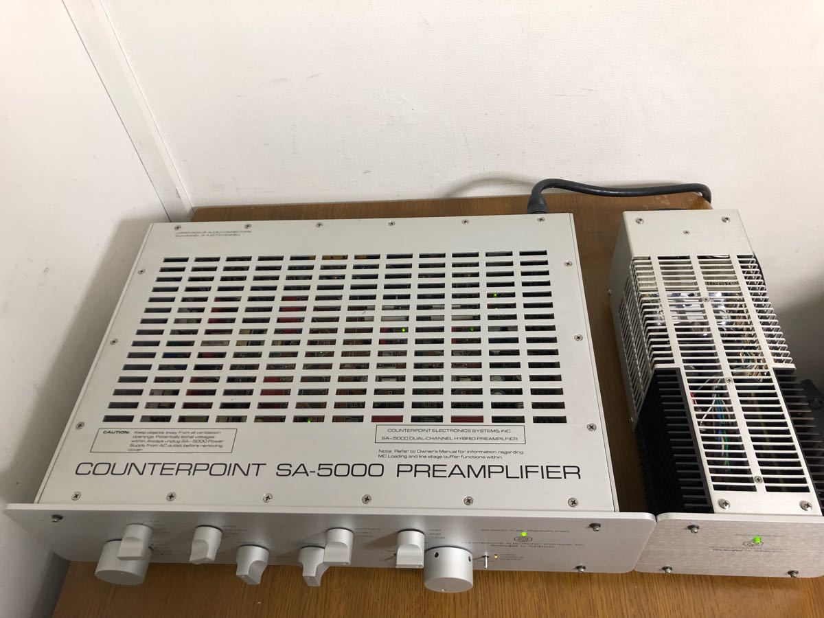  COUNTERPOINT反點SA 5000管前置放大器 原文: COUNTERPOINT カウンターポイント SA5000 真空管プリアンプ