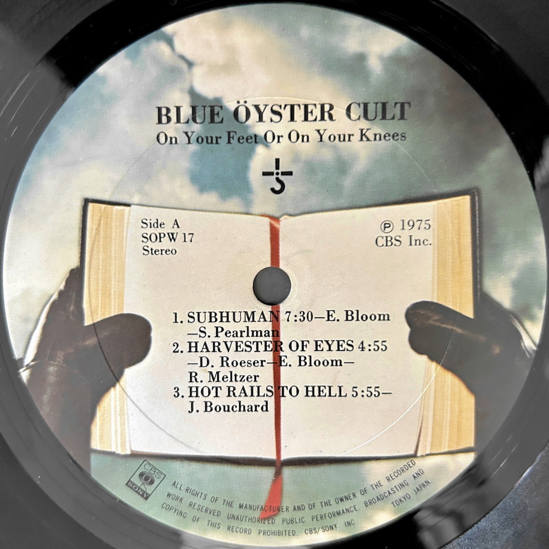LP 2枚組◇Blue Oyster Cult ブルー・オイスター・カルト On Your Feet Or On Your Knees 地獄の咆哮 SOPW17-18 1102_画像4