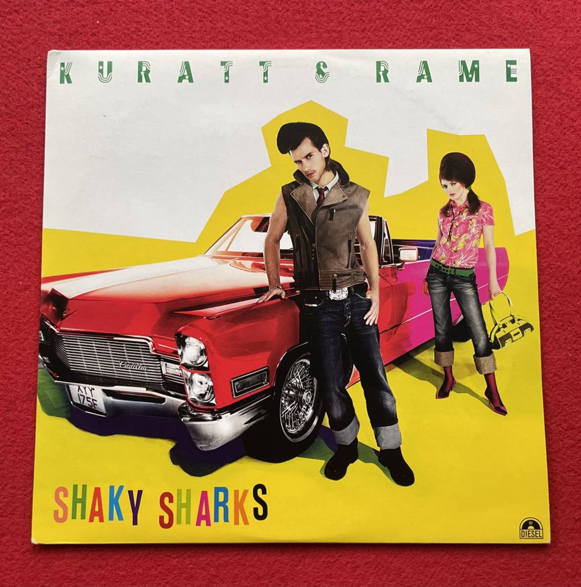 非売品DIESELとWARNERのコラボ The B-52's / Love Shack収録 Kuratt & Rame - Shaky Sharksアナログ RECORD 12''盤_画像7