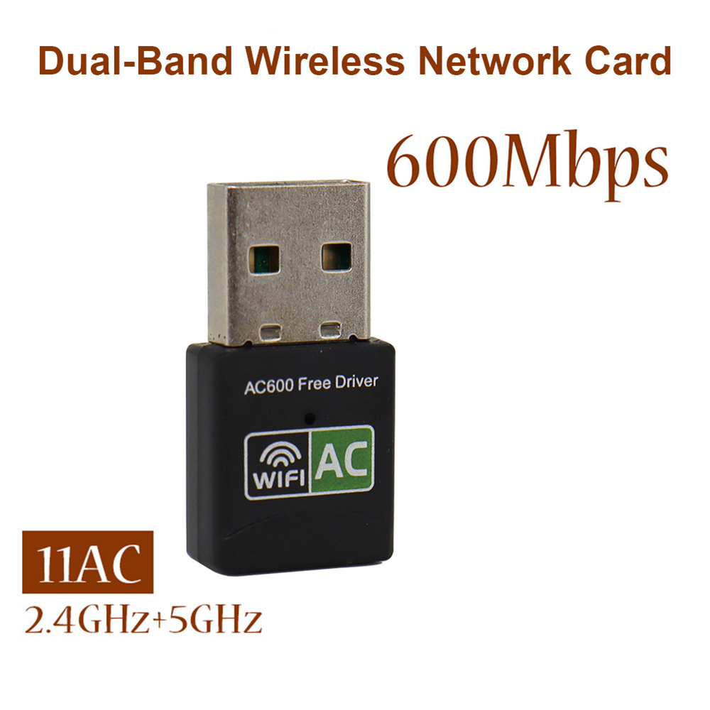 2.4/5GHz ドライバ内蔵 USB無線LAN WiFi子機 送料込み_画像1