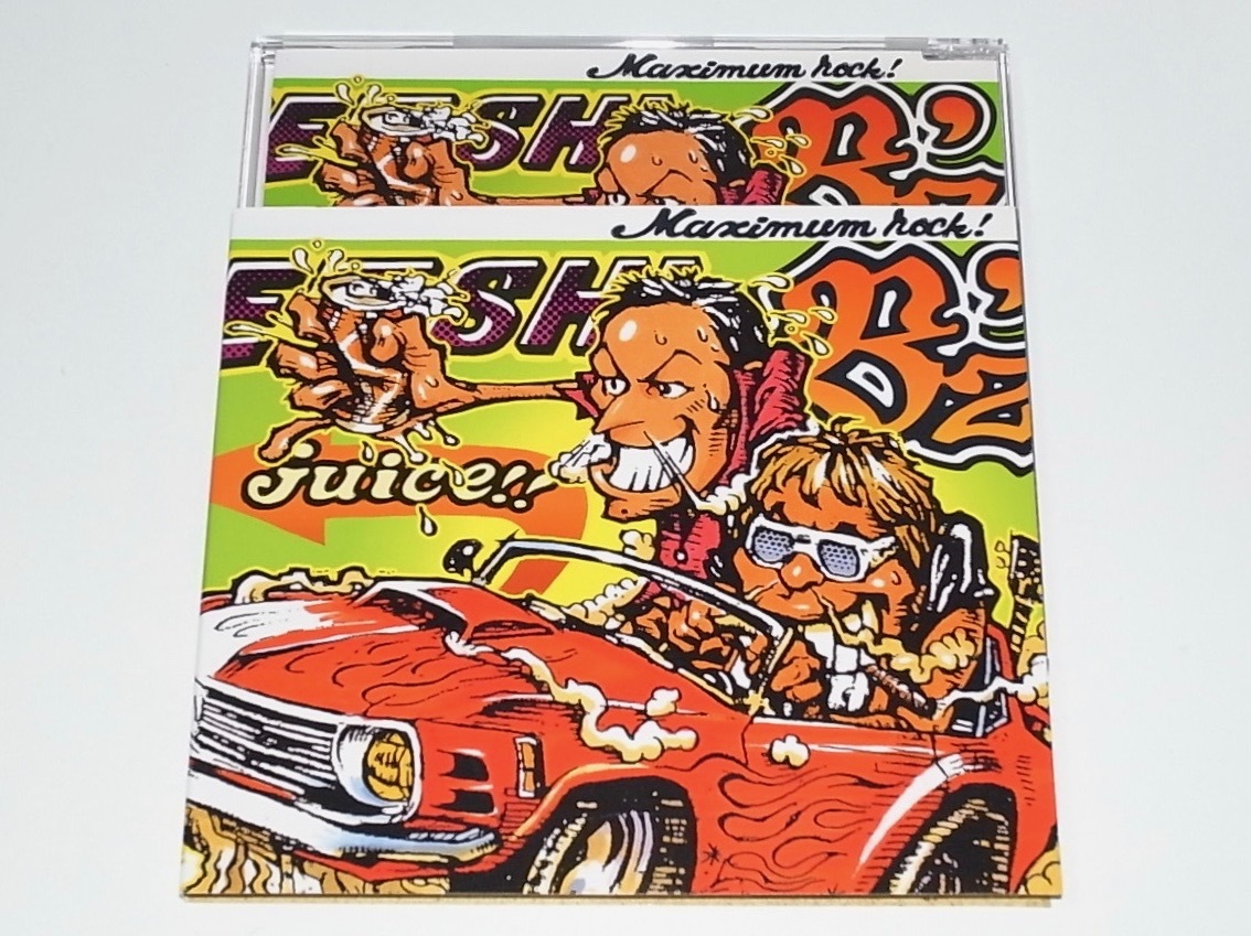 盤面美品 初回限定盤 中古 マキシシングル CD B’z juice ジュース UBU 『おネプ!』エンディングテーマ ビーズ 稲葉浩志 松本孝弘の画像2