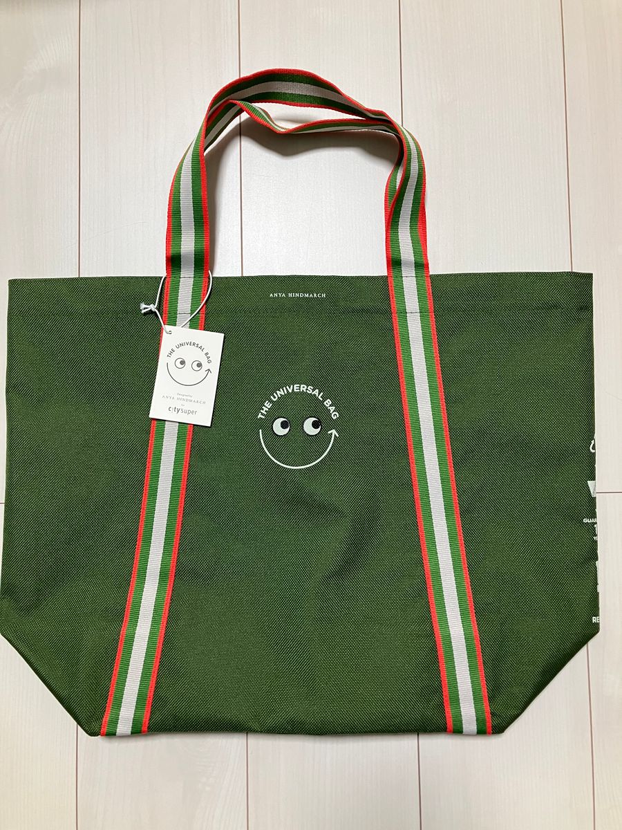 Anya Hindmarch(アニヤハインドマーチ)とシティースーパーのコラボエコバッグ 新品未使用タグ付き