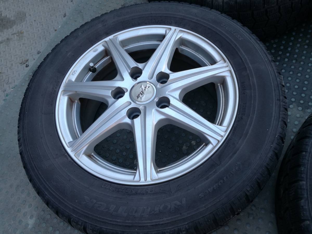 treffer aluminium wheel + studless PCD114.3 5 hole diversion also.15 -inch Voxy minivan 