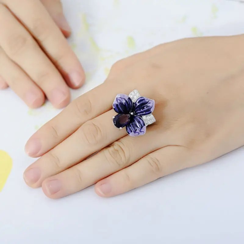 ... машина   серьги    кольцо    кольцо    ожерелье   фиолетовый    фиолетовый   цветы    цветок     кристалл    серебристый   кольцо    женский 