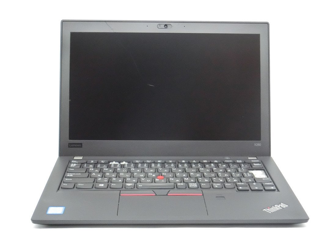 中古Lenovo ThinkPad X280 第8CORE世代I5/8GB　12.5型 ノートパソコン　通電します　起動しません　詳細不明　ジャンク扱い