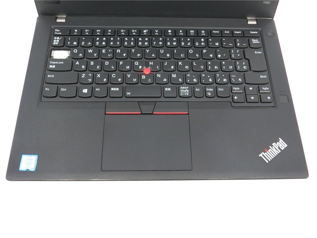 中古　Lenovo　T480　CORE8世代i7　ノートパソコン　通電しません　バッテリー欠品　液晶割れ　詳細不明　ジャンク扱い　送料無料_画像2