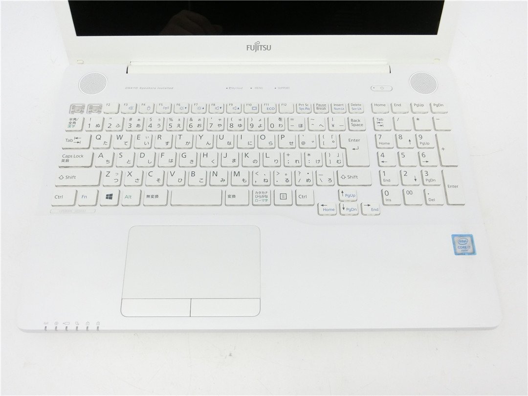 中古 FMV AH50/A3  Core 6世代i7  15型 ノートパソコン 通電しません  詳細不明  ジャンク扱い  の画像2