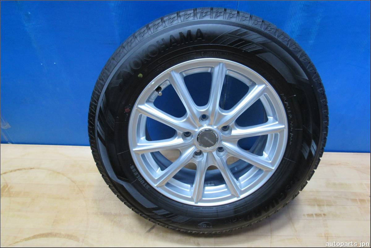 ★★5534★★ヨコハマ215/65R16スタッドレス・2022年タイヤ・ECOFORME 16×6.5J・IS54・穴5・PCD114.3・社外アルミホイール4本セット★★_画像2