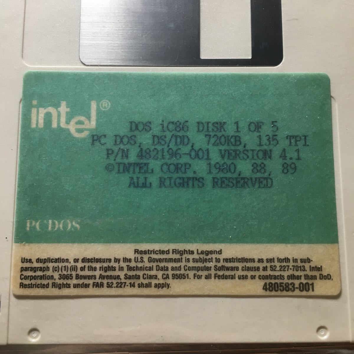 PC DOS システムディスク　720KB_画像5