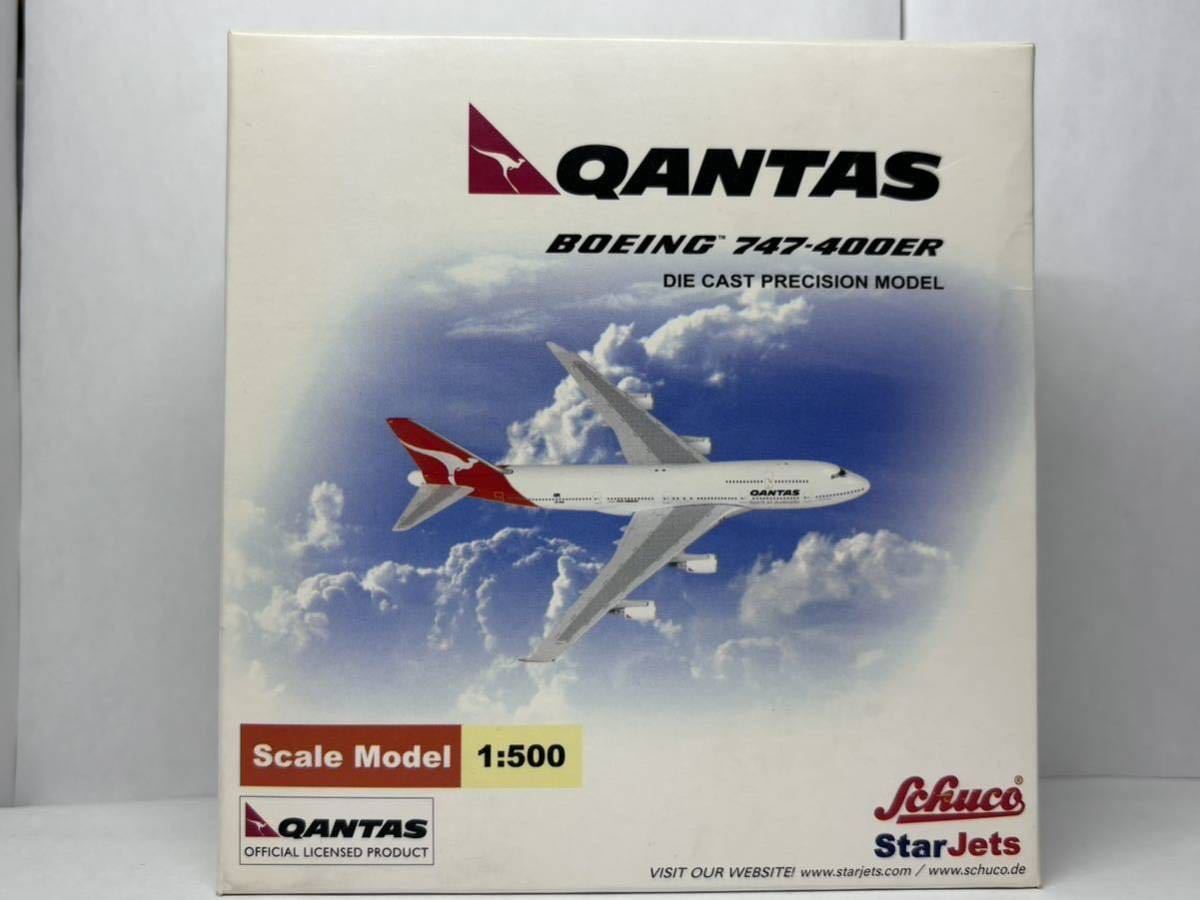 1/500 StarJets Qantas Boeing747-400ER VH-OEF カンタス航空 オーストラリア ボーイング_画像8