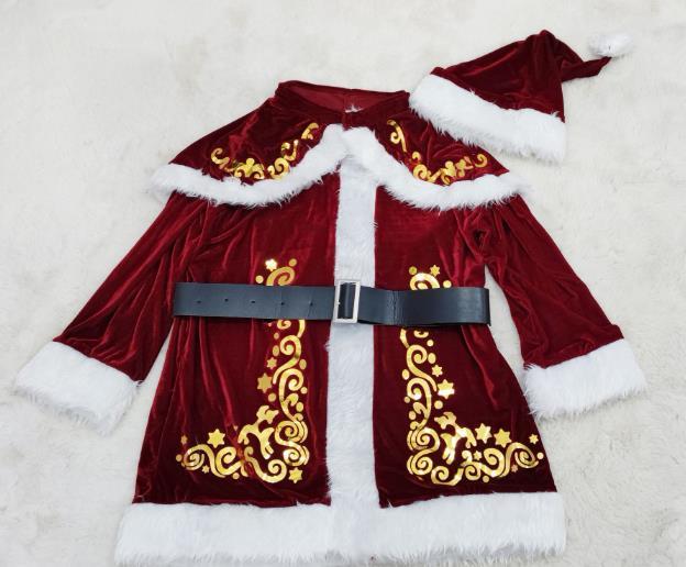 クリスマス コスチューム 服装 仮装 サンタクロース コスプレ 学園祭 文化祭　演出　大人 メンズ　X654_画像4