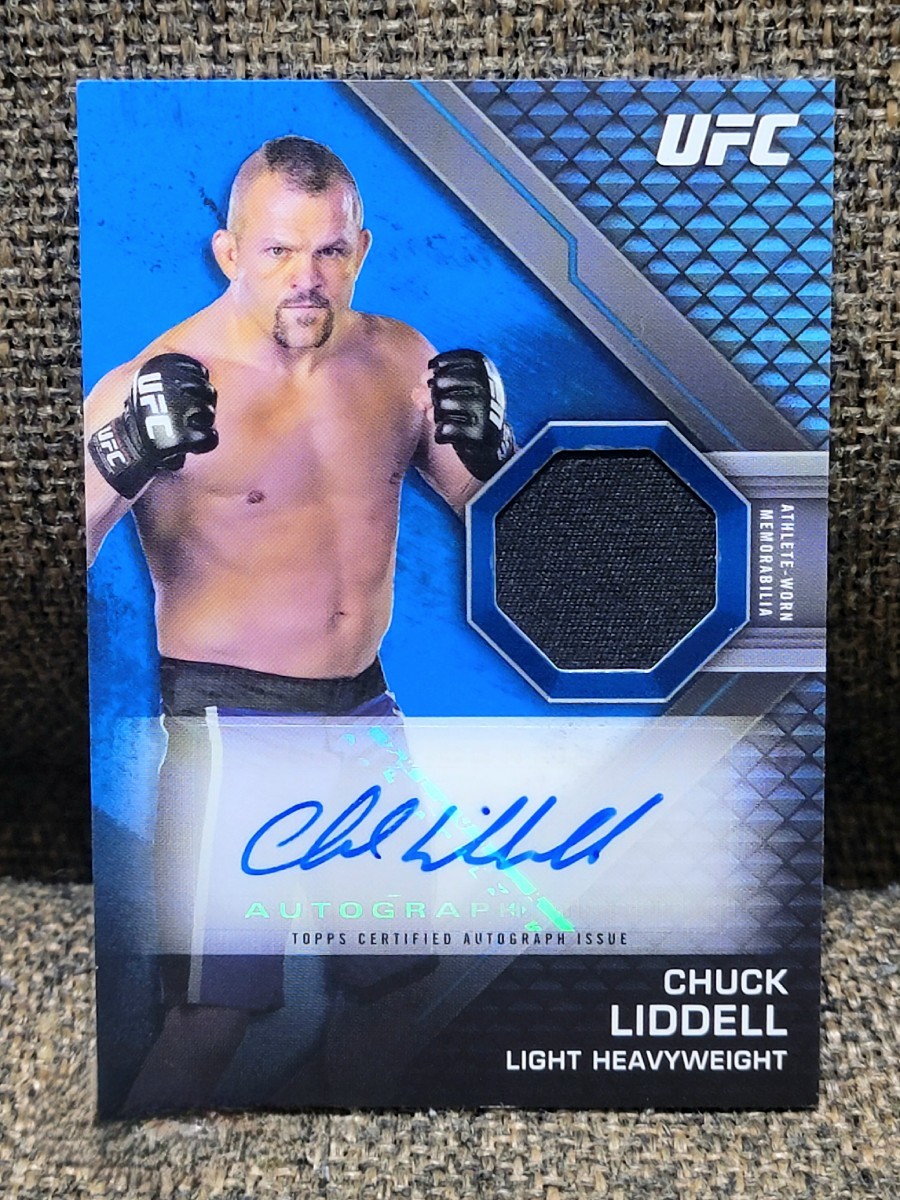 topps UFC 2020 Knockout チャックリデル 直筆サインカード 50枚限定 Chuck Liddell_画像1