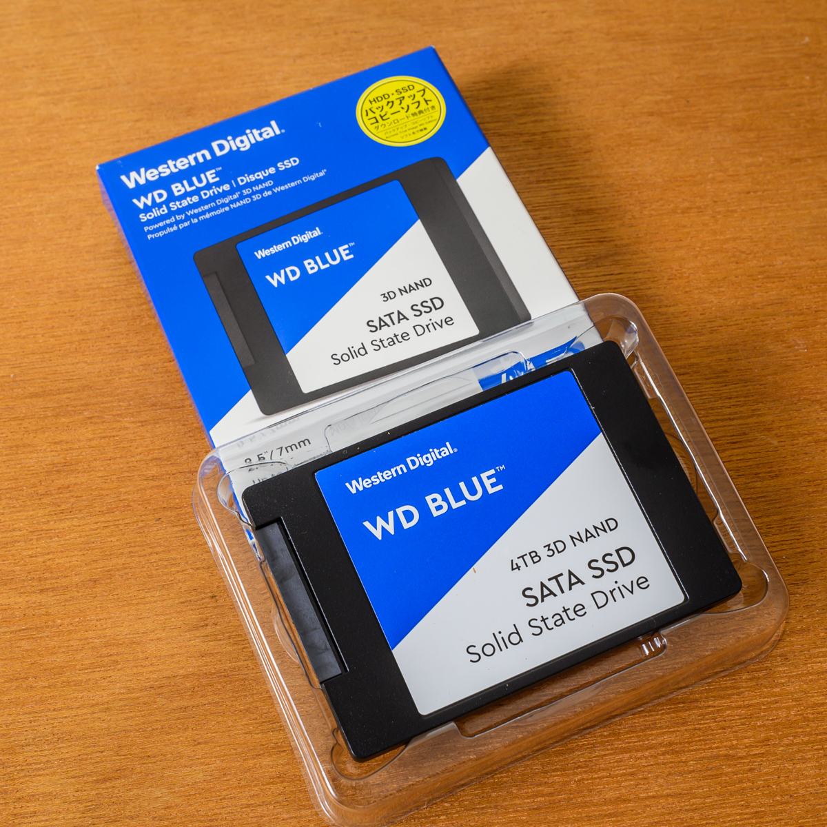 中古美品 Western Digital WD BLUE 3D NAND SATA SSD 4TB WDS400T2B0A 00SM50 ウェスタン・デジタル_画像2
