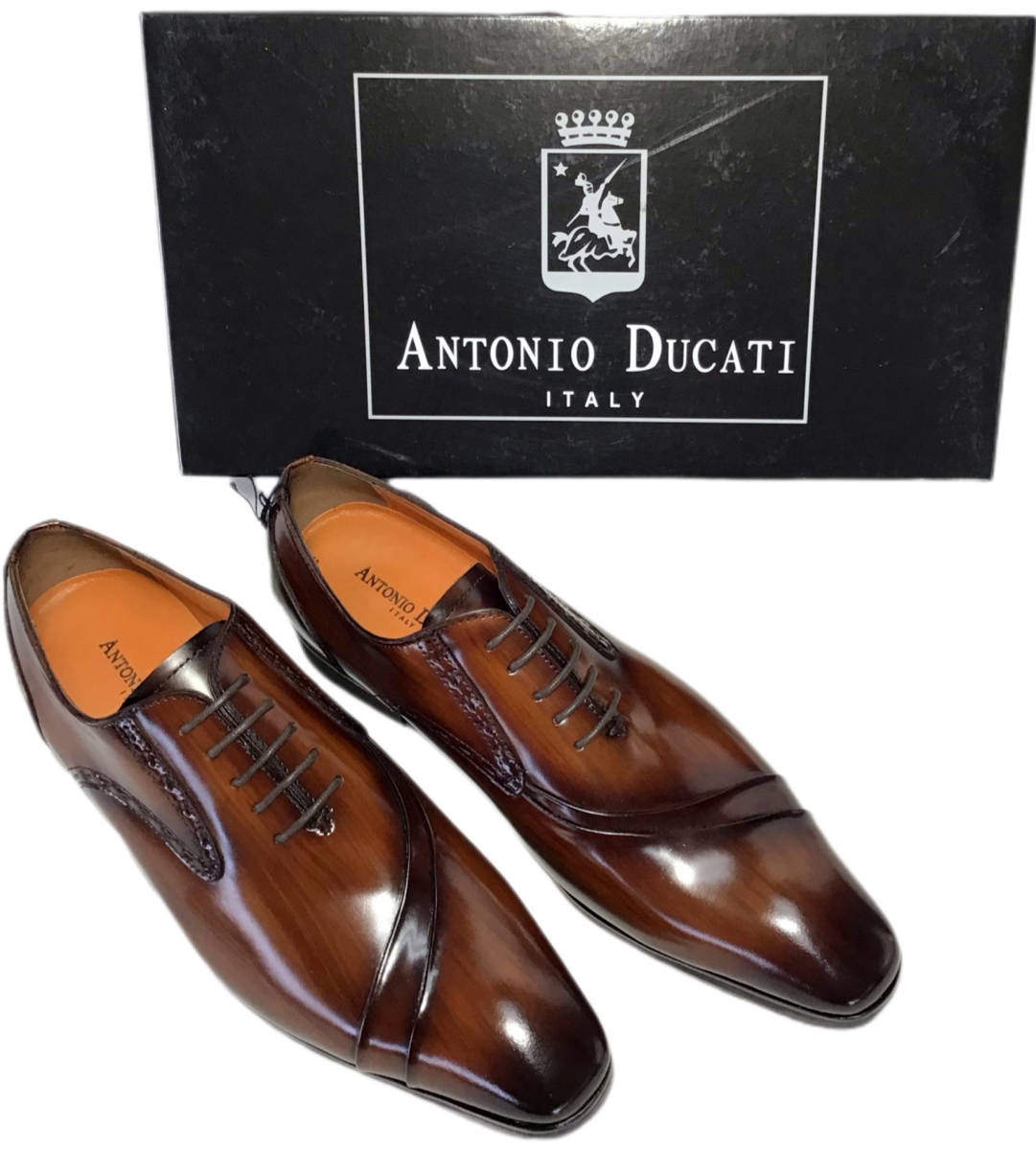 ANTONIO DUCATI アントニオデュカティ SP1191 27.0cm ダークブラウン D-BROWN 紳士 メンズビジネス 防滑ソール仕様 革靴