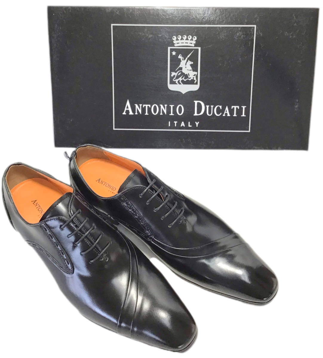 ANTONIO DUCATI アントニオデュカティ SP1191 25.0cm ブラック BLACK 紳士ビジネス 防滑ソール仕様 革靴_画像1