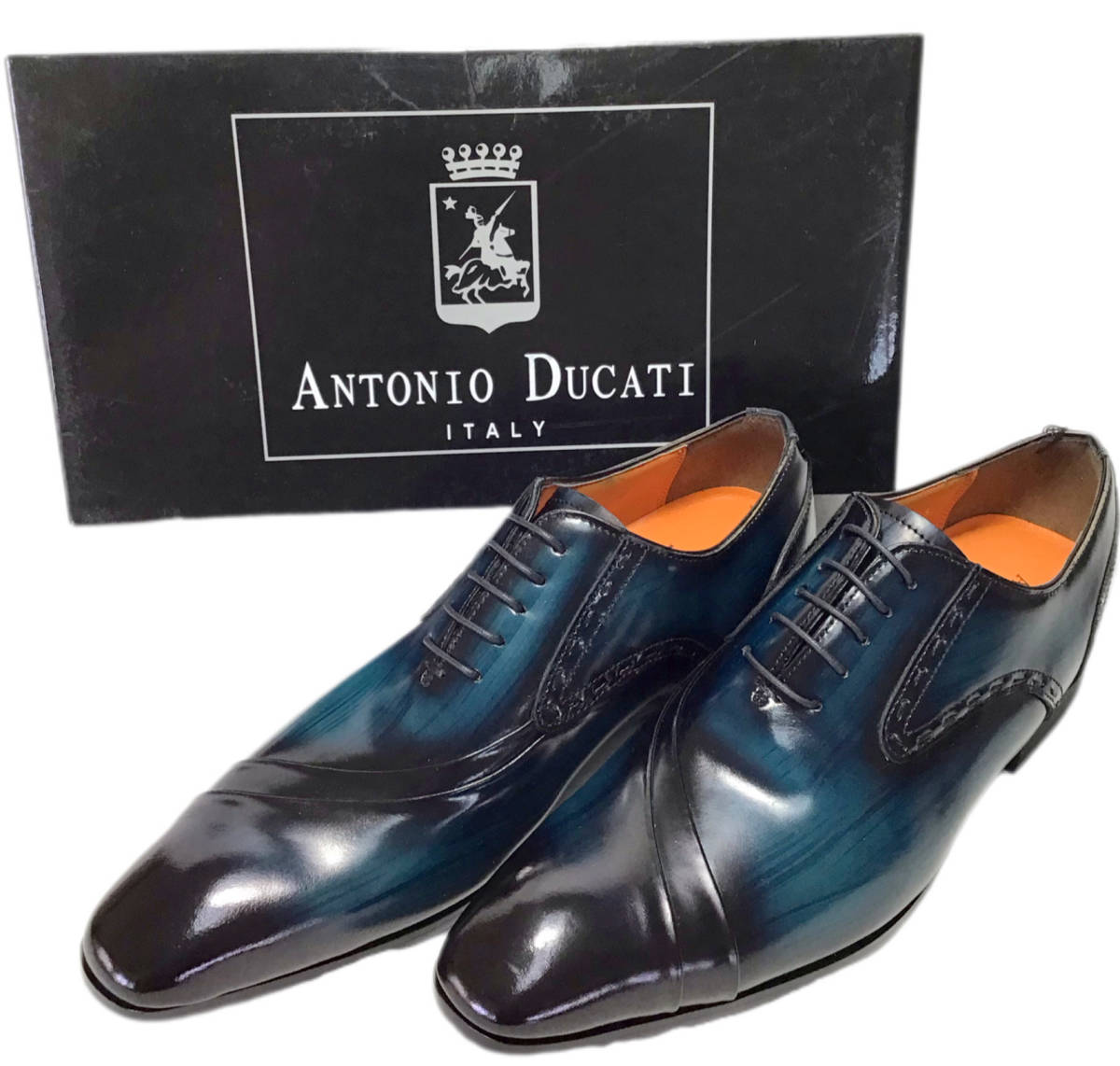 ANTONIO DUCATI アントニオデュカティ DC1191 25.5cm ネイビー(NAVY) 紳士 メンズビジネス 革靴_画像1