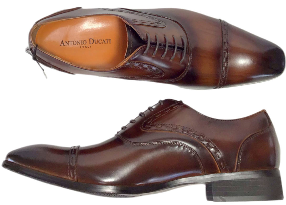 ANTONIO DUCATI アントニオデュカティ DC1190 24.5cm ダークブラウン(DBR) 紳士革靴/ビジネス _画像8
