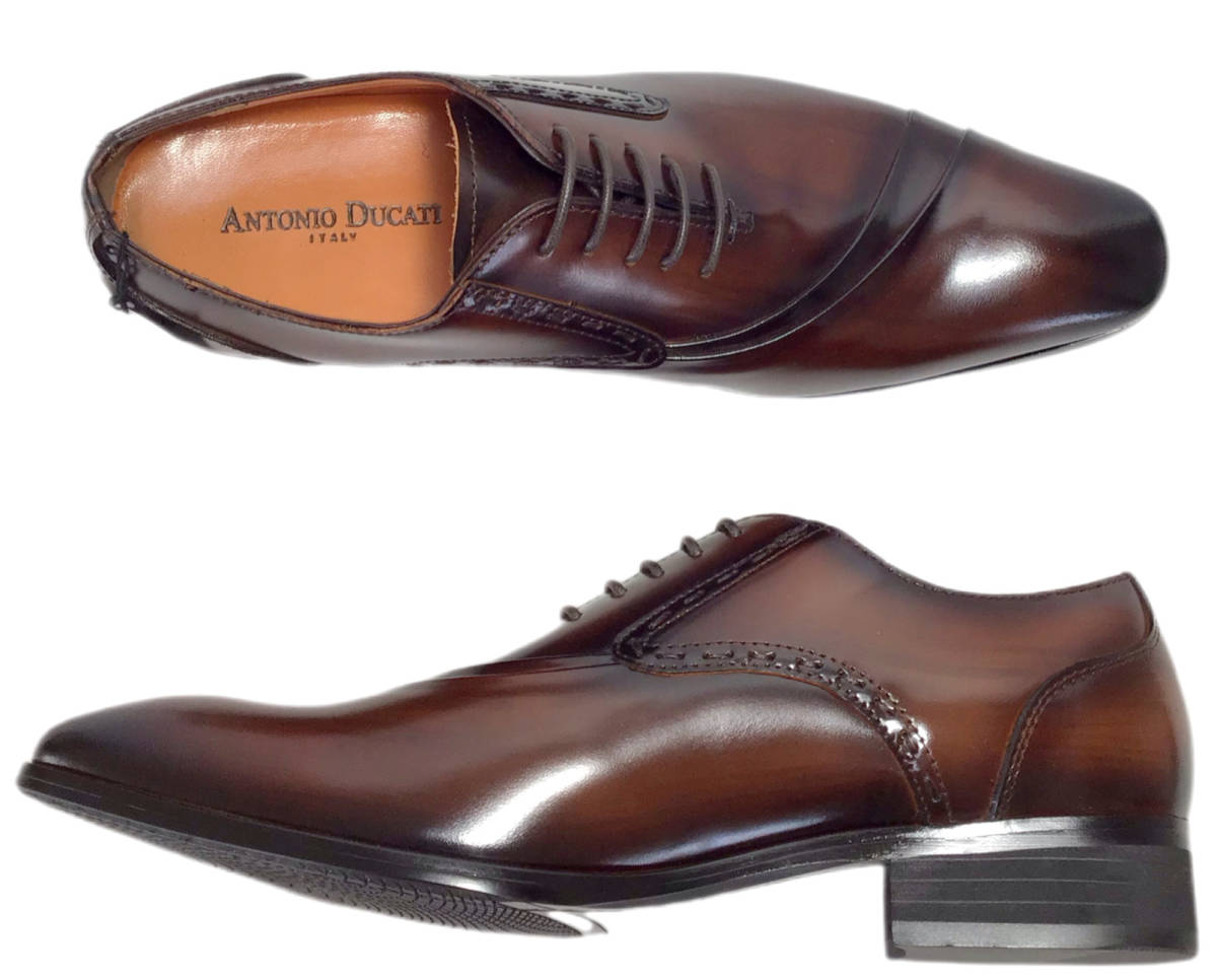 ANTONIO DUCATI アントニオデュカティ DC1191 25.0cm ダークブラウン (DBR) 紳士 メンズビジネス 革靴_画像7