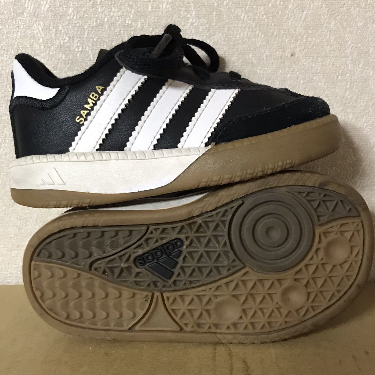 adidas BABY “SAMBA” size-12.0cm 中古(ほぼ新品) 箱無し NCNR_画像1