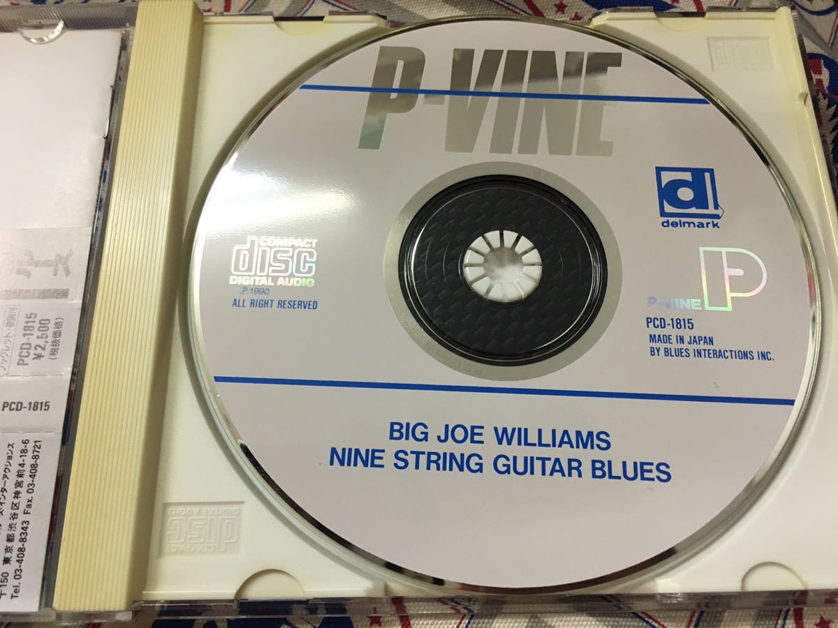 Big Joe Williams★中古CD国内盤帯付「ビッグ・ジョー・ウイリアムス～9ストリング・ギター・ブルース」_画像3