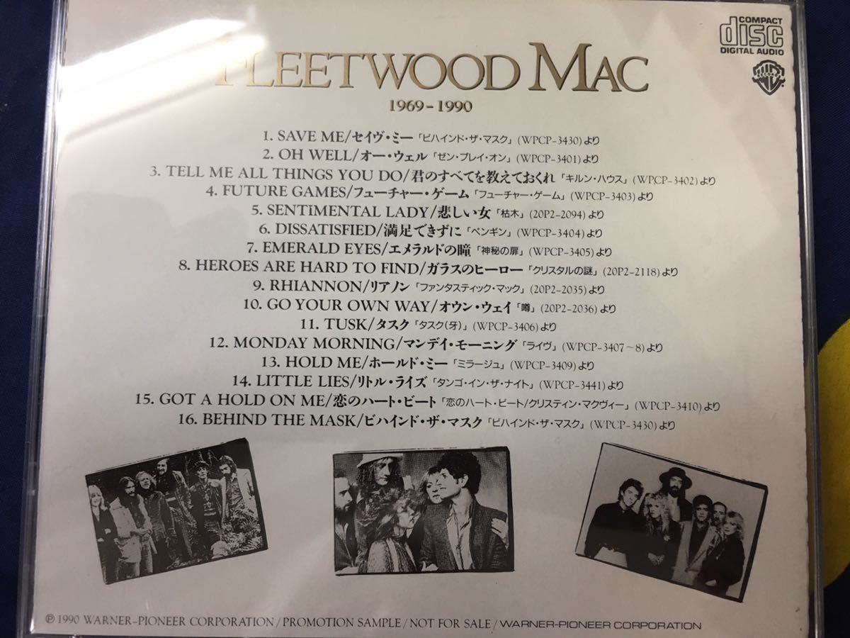 Fleetwood Mac★中古CD国内プロモオンリー盤「フリートウッド・マック～1969～1990」_画像2