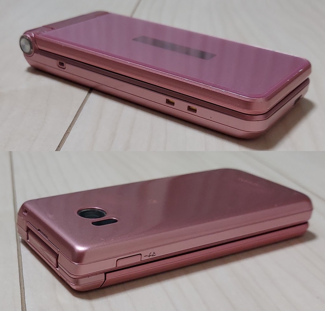 docomo AQUOS ケータイ SH-01J pink SHARP ピンク ドコモ ガラケー 携帯電話 本体 シャープ Bluetooth_画像2