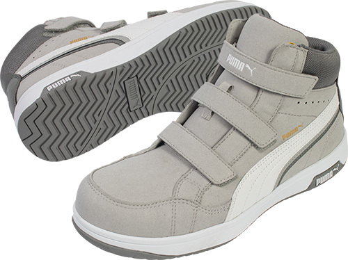 新品 PUMA プーマ 安全靴 AIRTWIST 2.0 GRAY MID H＆L 63.206.0 26.0cm エアツイスト2.0 グレー ミッド_画像1