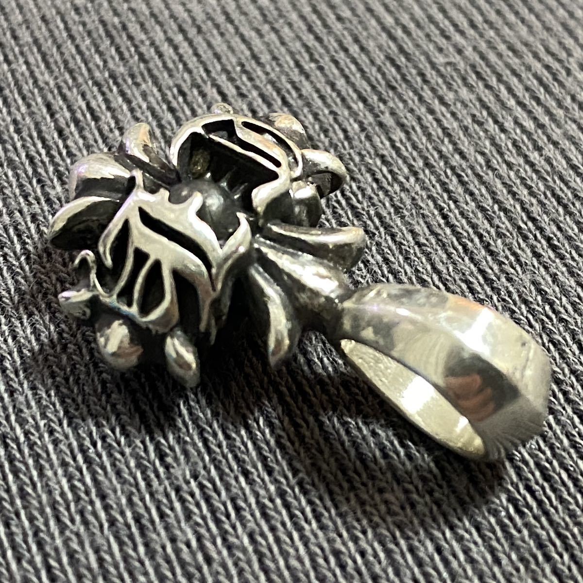 CHROME HEARTS クロムハーツ ダブル CHプラス チャーム sv925 CHROME HEARTS クロムハーツ ダブル CHプラス チャーム sv925