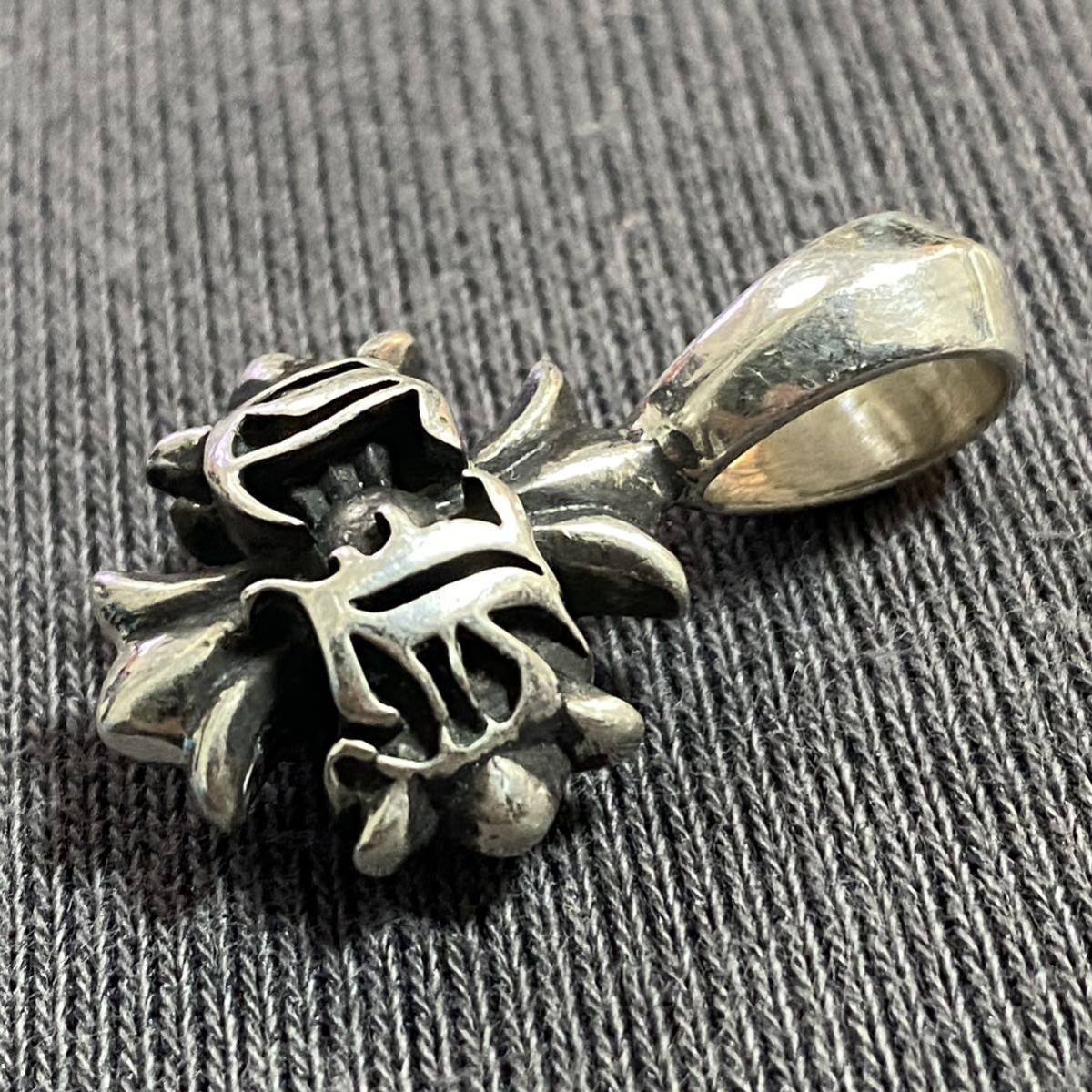 CHROME HEARTS クロムハーツ ダブル CHプラス チャーム sv925 CHROME HEARTS クロムハーツ ダブル CHプラス チャーム sv925