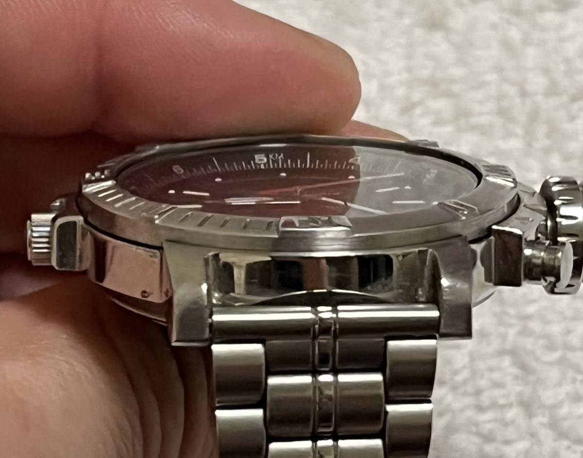 SEIKO セイコー FIELDMASTER フィールドマスター H801-6040 クォーツ QZ メンズ 腕時計 黒文字盤 デジアナ 不動品_画像5