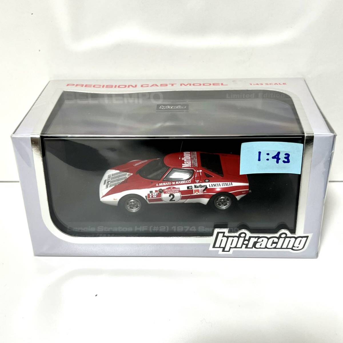 [ new goods ]1/43 HPI Lancia Stratos Marlboro 1974 #2 spo nsa- decal Lancia Rally Marlboro color 2144 car limitation 