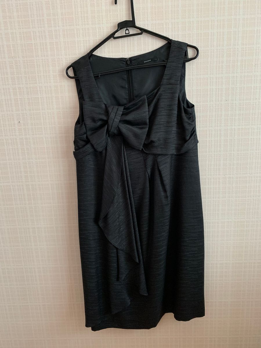 NOUQUE 黒　リボン　ドレス　ワンピース