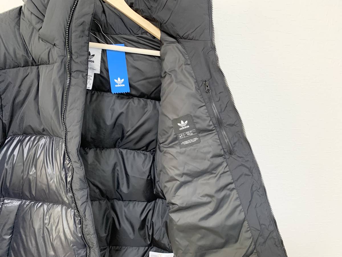 話題の人気 未使用 XL フード ダウン オリジナルス adidas 定価2万7500円 ダウン