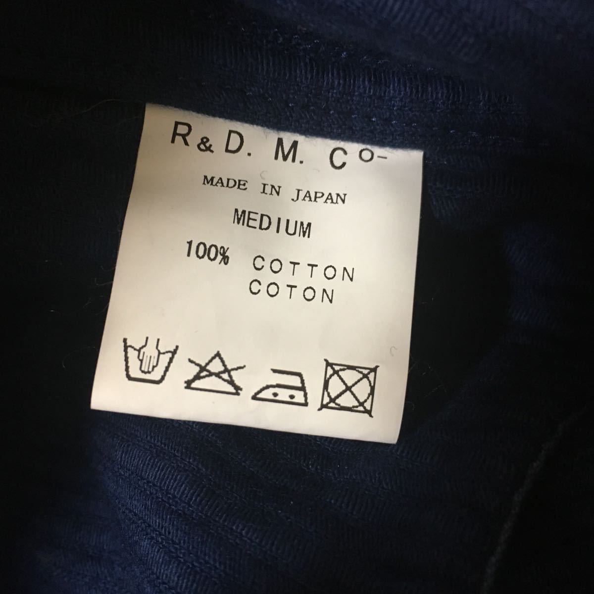 R&D.M.Co- オールドマンズテーラー コーデュロイジャケット M 3rd 70505 ダークネイビー 美品 made in Japan NAVY 36 ミントコンディション_画像9