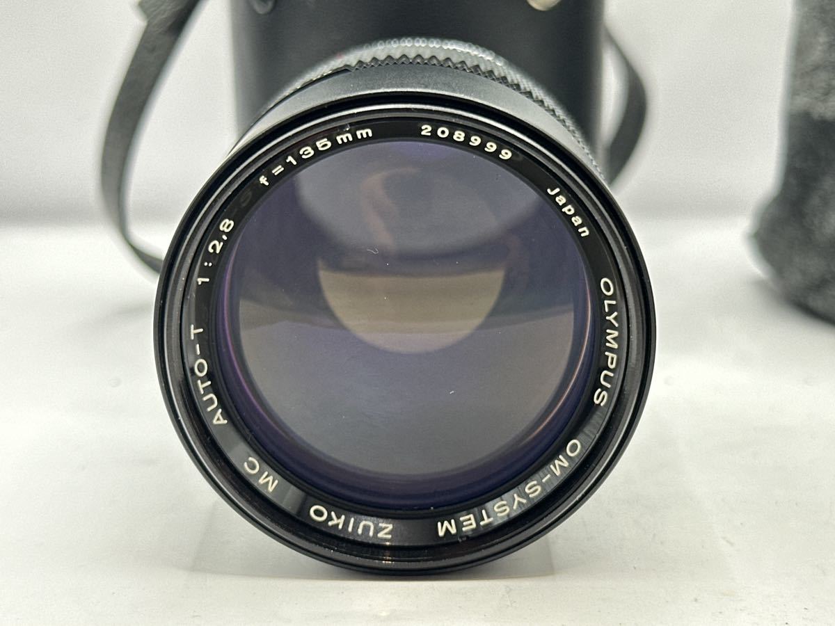 F417 オリンパス OLYMPUS レンズ Zuiko AUTO-T 1:2.8 f＝135ｍｍ AUTO-S 1:1,8 f＝50mm_画像3