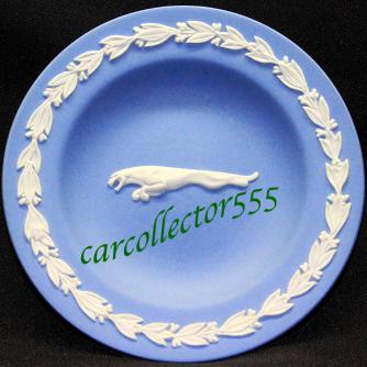 【ヴィンテージ】Ж Wedgwood ウェッジウッド Jasper ジャスパー JAGUAR ジャガー Blue & White Plate ブルー&ホワイトプレート Ж Daimler_画像1