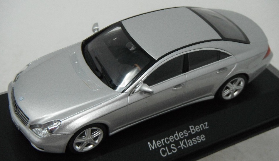 【ディーラー特注!】Ж ミニチャンプス 1/43 PMA メルセデス ベンツ CLS 2004 銀 Mercedes Benz Silver MINICHAMPS Ж Daimler AMG E CLA_画像3