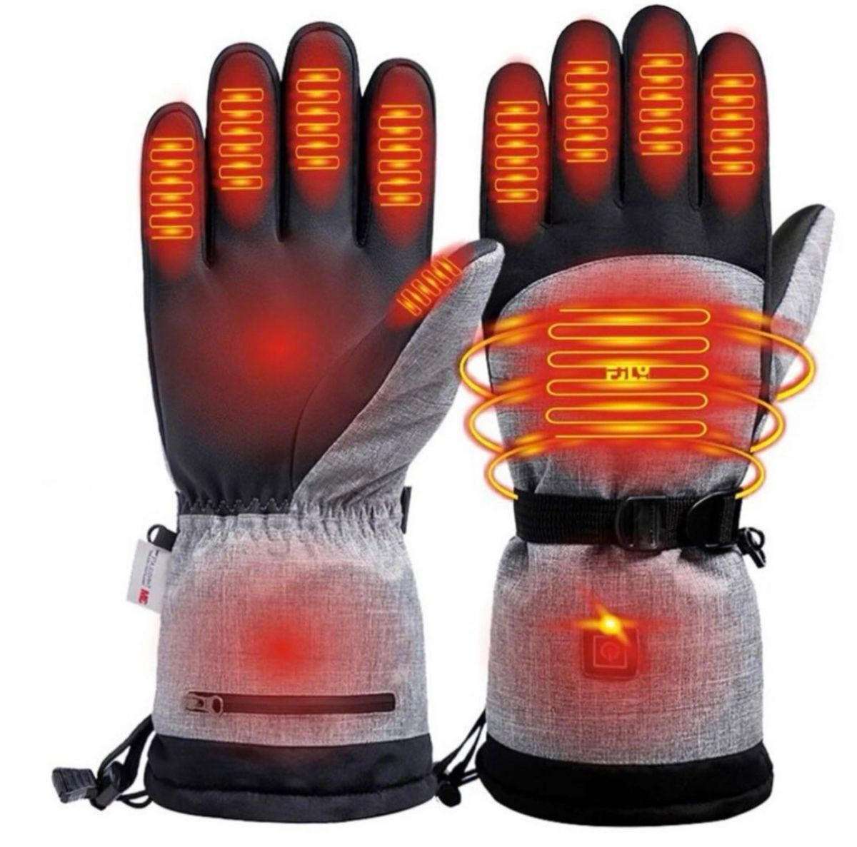 【新品】電熱グローブ 防水防寒 充電バッテリー 用防寒手袋 ツーリング スキー