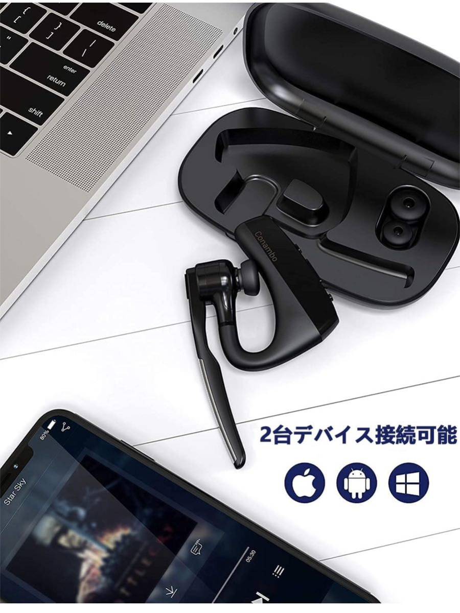 【開封のみ】Conambo ★K18 Bluetooth ヘッドセットV5.1 ワイヤレス イヤホン バッテリー長持ち 16時間通話連続使用可能 CVC8.0_画像5